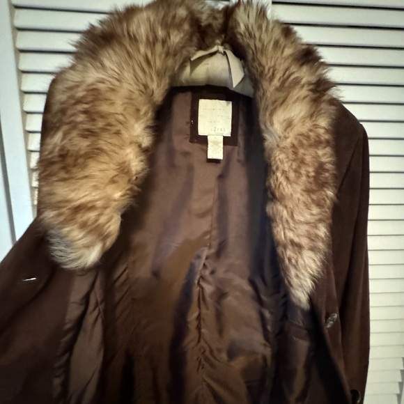 Vintage J Jill chocolate brown suede jacket. Size L - Picture 3 of 8